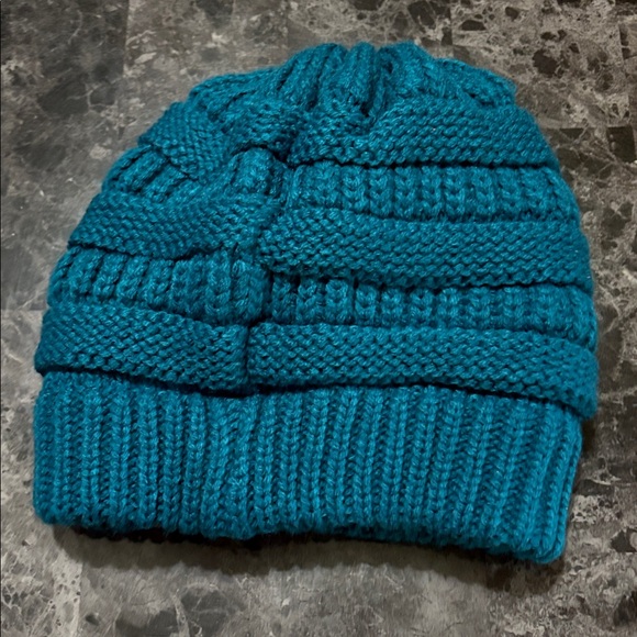 C.C Womens  Vibrant Blue Knit Hat - Picture 2 of 4